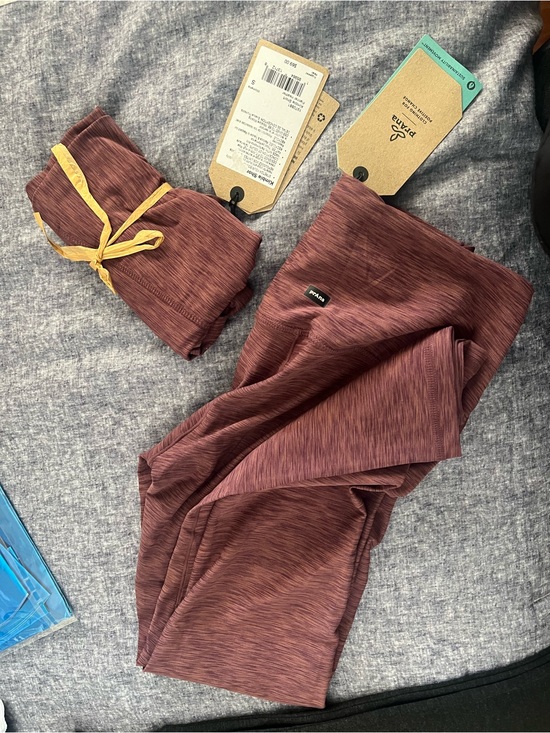 Prana Pants - Prana Women's Heathered Maroon Leggings